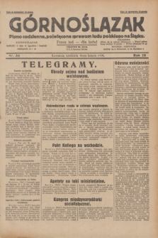 Górnoślązak : pismo codzienne, poświęcone sprawom ludu polskiego na Śląsku.R.28, nr 34 (10 lutego 1929) + dod.