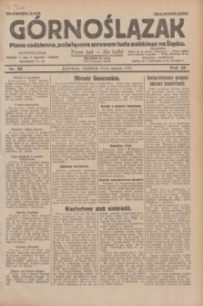 Górnoślązak : pismo codzienne, poświęcone sprawom ludu polskiego na Śląsku.R.28, nr 58 (10 marca 1929) + dod.