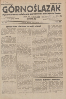Górnoślązak : pismo codzienne, poświęcone sprawom ludu polskiego na Śląsku.R.28, nr 59 (12 marca 1929) + dod.