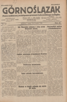 Górnoślązak : pismo codzienne, poświęcone sprawom ludu polskiego na Śląsku.R.28, nr 63 (16 marca 1929) + dod.