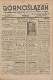 Górnoślązak : pismo codzienne, poświęcone sprawom ludu polskiego na Śląsku.R.28, nr 68 (22 marca 1929) + dod.