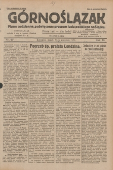 Górnoślązak : pismo codzienne, poświęcone sprawom ludu polskiego na Śląsku.R.28, nr 97 (26 kwietnia 1929) + dod.