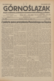 Górnoślązak : pismo codzienne, poświęcone sprawom ludu polskiego na Śląsku.R.28, nr 106 (8 maja 1929) + dod.