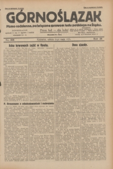 Górnoślązak : pismo codzienne, poświęcone sprawom ludu polskiego na Śląsku.R.28, nr 108 (11 maja 1929) + dod.