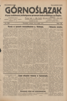 Górnoślązak : pismo codzienne, poświęcone sprawom ludu polskiego na Śląsku.R.28, nr 110 (14 maja 1929) + dod.