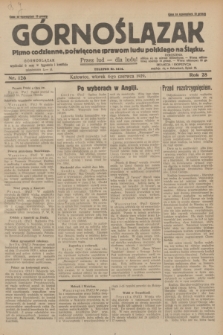 Górnoślązak : pismo codzienne, poświęcone sprawom ludu polskiego na Śląsku.R.28, nr 126 (4 czerwca 1929) + dod.