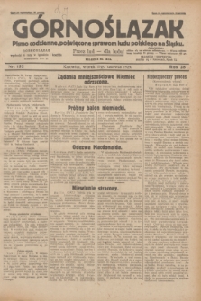 Górnoślązak : pismo codzienne, poświęcone sprawom ludu polskiego na Śląsku.R.28, nr 132 (11 czerwca 1929) + dod.
