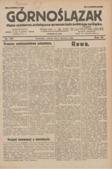 Górnoślązak : pismo codzienne, poświęcone sprawom ludu polskiego na Śląsku.R.28, nr 136 (15 czerwca 1929) + dod.