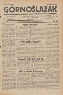 Górnoślązak : pismo codzienne, poświęcone sprawom ludu polskiego na Śląsku.R.28, nr 146 (27 czerwca 1929) + dod.