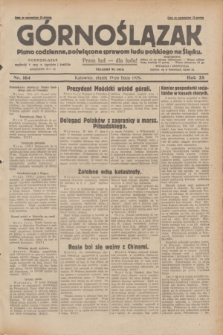 Górnoślązak : pismo codzienne, poświęcone sprawom ludu polskiego na Śląsku.R.28, nr 164 (19 lipca 1929) + dod.