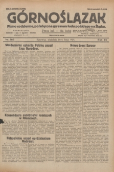 Górnoślązak : pismo codzienne, poświęcone sprawom ludu polskiego na Śląsku.R.28, nr 166 (21 lipca 1929) + dod.