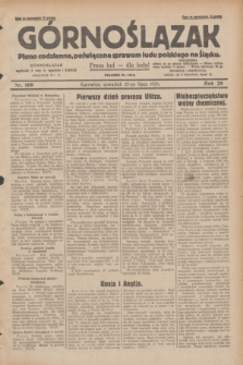 Górnoślązak : pismo codzienne, poświęcone sprawom ludu polskiego na Śląsku.R.28, nr 169 (25 lipca 1929) + dod.