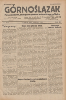 Górnoślązak : pismo codzienne, poświęcone sprawom ludu polskiego na Śląsku.R.28, nr 170 (26 lipca 1929) + dod.