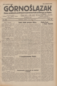 Górnoślązak : pismo codzienne, poświęcone sprawom ludu polskiego na Śląsku.R.28, nr 171 (27 lipca 1929) + dod.