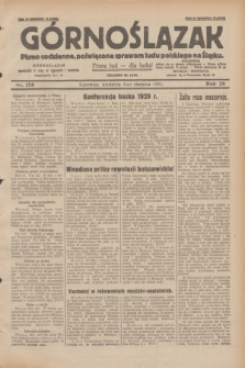 Górnoślązak : pismo codzienne, poświęcone sprawom ludu polskiego na Śląsku.R.28, nr 178 (4 sierpnia 1929) + dod.