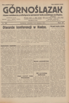 Górnoślązak : Pismo codzienne, poświęcone sprawom ludu polskiego na Śląsku.R.28, nr 181 (8 sierpnia 1929) + dod.