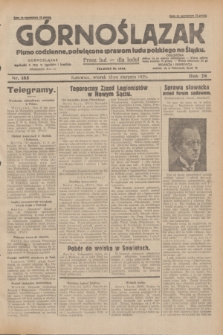 Górnoślązak : pismo codzienne, poświęcone sprawom ludu polskiego na Śląsku.R.28, nr 185 (13 sierpnia 1929) + dod.