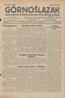 Górnoślązak : pismo codzienne, poświęcone sprawom ludu polskiego na Śląsku.R.28, nr 198 (29 sierpnia 1929) + dod.