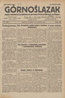 Górnoślązak : Pismo codzienne, poświęcone sprawom ludu polskiego na Śląsku.R.28, nr 204 (5 września 1929) + dod.