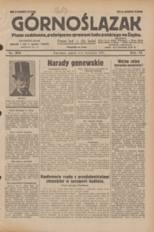 Górnoślązak : Pismo codzienne, poświęcone sprawom ludu polskiego na Śląsku.R.28, nr 205 (6 września 1929) + dod.