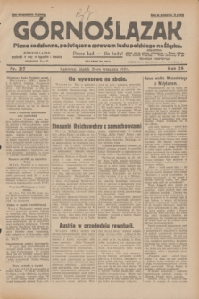 Górnoślązak : pismo codzienne, poświęcone sprawom ludu polskiego na Śląsku.R.28, nr 217 (20 września 1929) + dod.