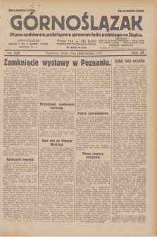 Górnoślązak : pismo codzienne, poświęcone sprawom ludu polskiego na Śląsku.R.28, nr 227 (2 października 1929) + dod.
