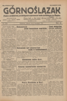 Górnoślązak : pismo codzienne, poświęcone sprawom ludu polskiego na Śląsku.R.28, nr 271 (23 listopada 1929) + dod.