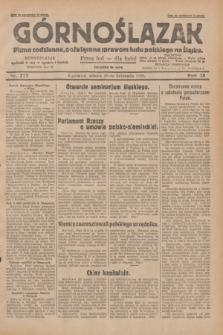 Górnoślązak : pismo codzienne, poświęcone sprawom ludu polskiego na Śląsku.R.28, nr 277 (30 listopada 1929) + dod.