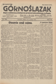 Górnoślązak : pismo codzienne, poświęcone sprawom ludu polskiego na Śląsku.R.28, nr 283 (7 grudnia 1929) + dod.