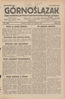Górnoślązak : pismo codzienne, poświęcone sprawom ludu polskiego na Śląsku.R.28, nr 286 (11 grudnia 1929) + dod.