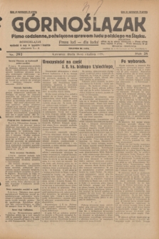 Górnoślązak : pismo codzienne, poświęcone sprawom ludu polskiego na Śląsku.R.28, nr 292 (18 grudnia 1929) + dod.