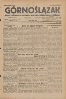 Górnoślązak : pismo codzienne, poświęcone sprawom ludu polskiego na Śląsku.R.28, nr 296 (22 grudnia 1929) + dod.