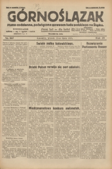 Górnoślązak : pismo codzienne, poświęcone sprawom ludu polskiego na Śląsku.R.29, nr 167 (22 lipca 1930)