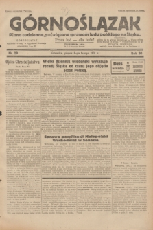 Górnoślązak : pismo codzienne, poświęcone sprawom ludu polskiego na Śląsku.R.30, nr 29 (6 lutego 1931)