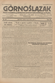 Górnoślązak : pismo codzienne, poświęcone sprawom ludu polskiego na Śląsku.R.30, nr 60 (14 marca 1931)