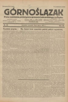 Górnoślązak : pismo codzienne, poświęcone sprawom ludu polskiego na Śląsku.R.30, nr 64 (19 marca 1931)