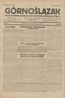 Górnoślązak : pismo codzienne, poświęcone sprawom ludu polskiego na Śląsku.R.30, nr 68 (24 marca 1931)