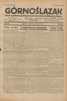 Górnoślązak : pismo codzienne, poświęcone sprawom ludu polskiego na Śląsku.R.30, nr 80 (8 kwietnia 1931)