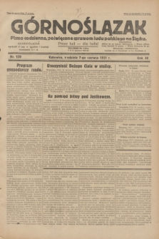 Górnoślązak : pismo codzienne, poświęcone sprawom ludu polskiego na Śląsku.R.30, nr 129 (7 czerwca 1931)