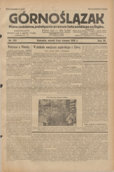 Górnoślązak : pismo codzienne, poświęcone sprawom ludu polskiego na Śląsku.R.30, nr 130 (9 czerwca 1931)