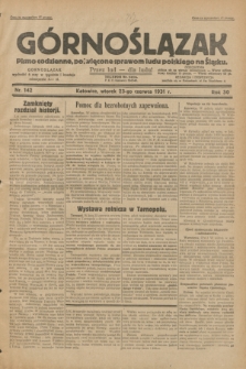 Górnoślązak : pismo codzienne, poświęcone sprawom ludu polskiego na Śląsku.R.30, nr 142 (23 czerwca 1931)