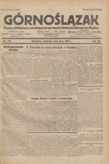 Górnoślązak : pismo codzienne, poświęcone sprawom ludu polskiego na Śląsku.R.30, nr 152 (5 lipca 1931)