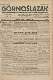 Górnoślązak : pismo codzienne, poświęcone sprawom ludu polskiego na Śląsku.R.30, nr 157 (11 lipca 1931)