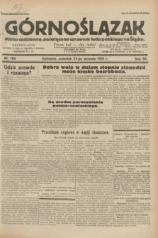 Górnoślązak : pismo codzienne, poświęcone sprawom ludu polskiego na Śląsku.R.30, nr 196 (27 sierpnia 1931)