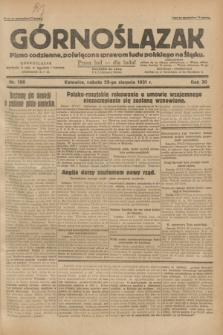 Górnoślązak : pismo codzienne, poświęcone sprawom ludu polskiego na Śląsku.R.30, nr 198 (29 sierpnia 1931)