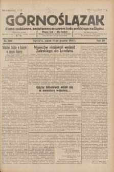 Górnoślązak : pismo codzienne, poświęcone sprawom ludu polskiego na Śląsku.R.30, nr 286 (11 grudnia 1931)