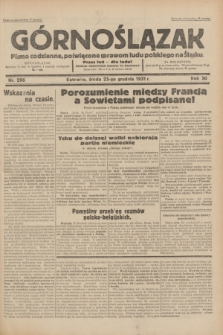 Górnoślązak : pismo codzienne, poświęcone sprawom ludu polskiego na Śląsku.R.30, nr 296 (23 grudnia 1931)