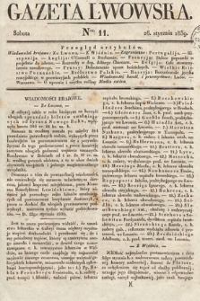 Gazeta Lwowska. 1839, nr 11