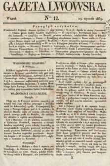 Gazeta Lwowska. 1839, nr 12