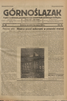Górnoślązak : pismo codzienne, poświęcone sprawom ludu polskiego na Śląsku.R.32, nr 50 (2 marca 1933)